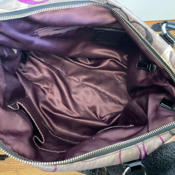 Coach Daisy Optic Print Multi-Tote M1294-F22961 In Purples - Picture 8 of 15